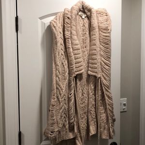 Elizabeth & James oversized bohemian sweater vest